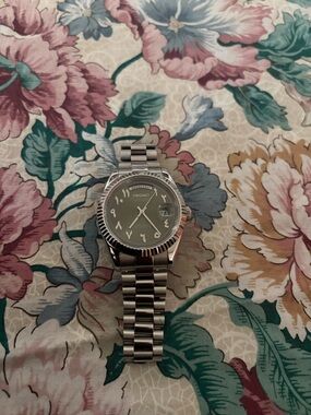 Seiko Silver Men’s Watch with Green Dial